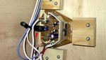 PCB for the Speakers mounted in the cabinet, Extension attached.